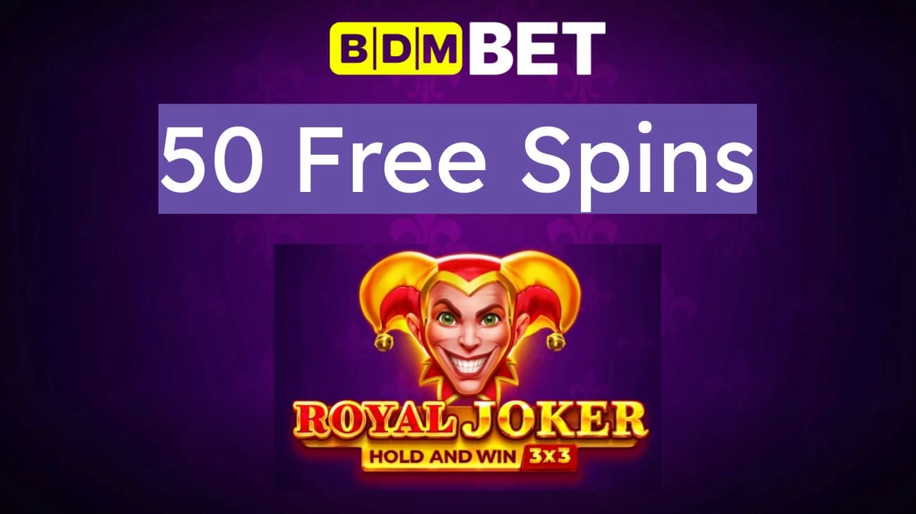 BDMBet Casino promo code for 50 free spins no deposit bonus