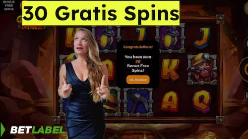 Betlabel Casino 30 gratis spins uden indskud bonus kode
