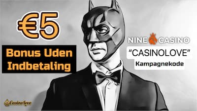 Nine Casino 5€ bonus uden indskud og promokode