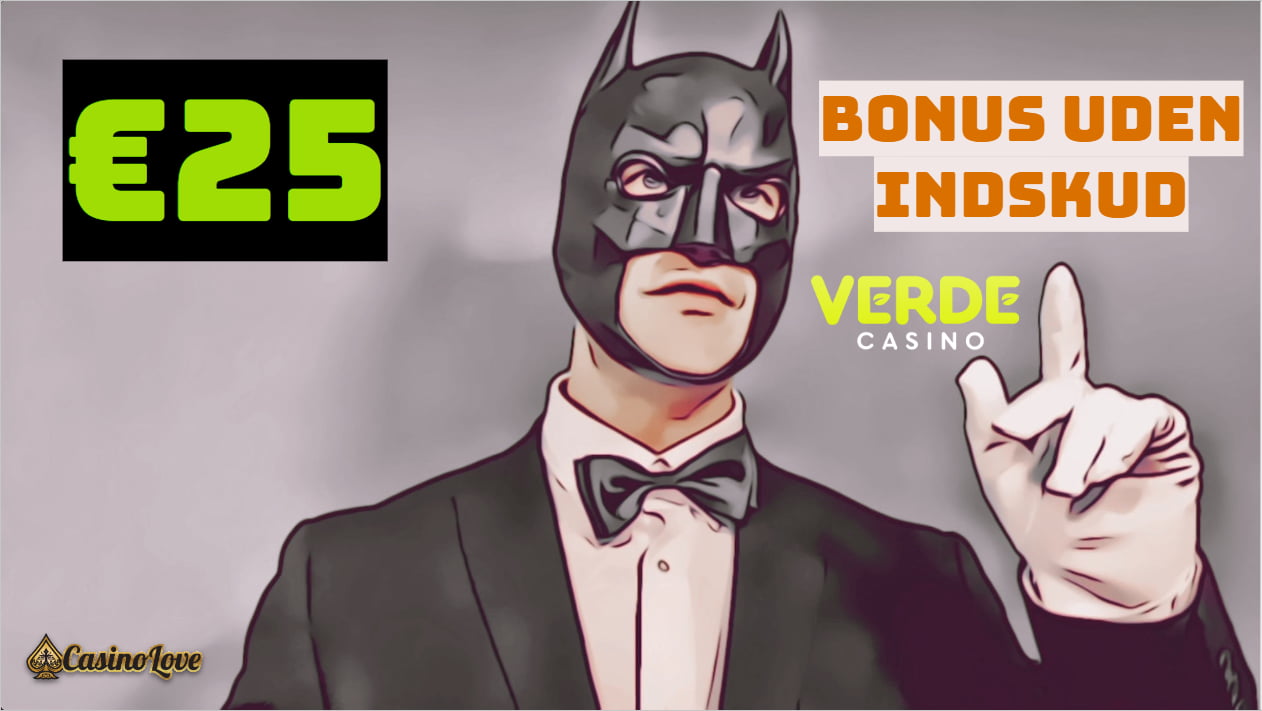 Verde Casino €25 ingen indskudsbonus