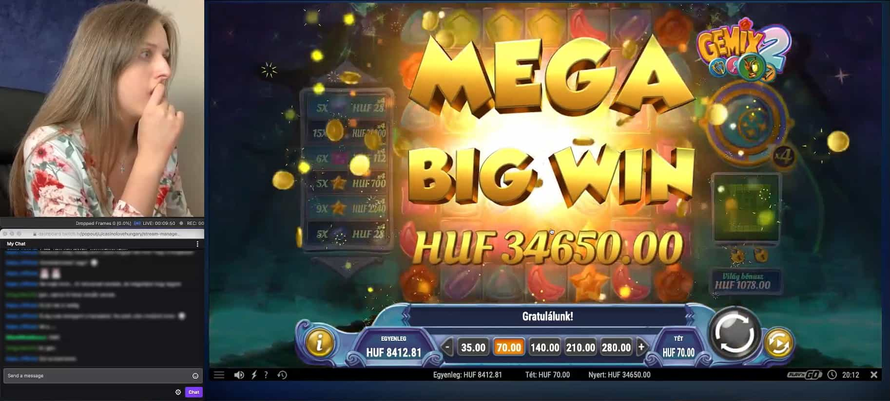 Gemix 2 - Großer Gewinn beim Slot-Spiel im Energy Casino