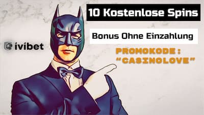 Ivibet Casino 10 Freispiele ohne Einzahlung mit Promo-Code