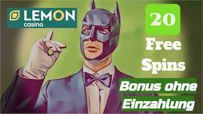 Lemon Casino 20 Freispiele ohne Einzahlung mit Promo-Code