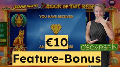 Erhalte einen 10 € Bonus-Buy bei Oscarspin Casino ohne Einzahlung