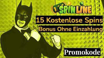 Spinline Casino 15 Freispiele ohne Einzahlung mit Promo-Code