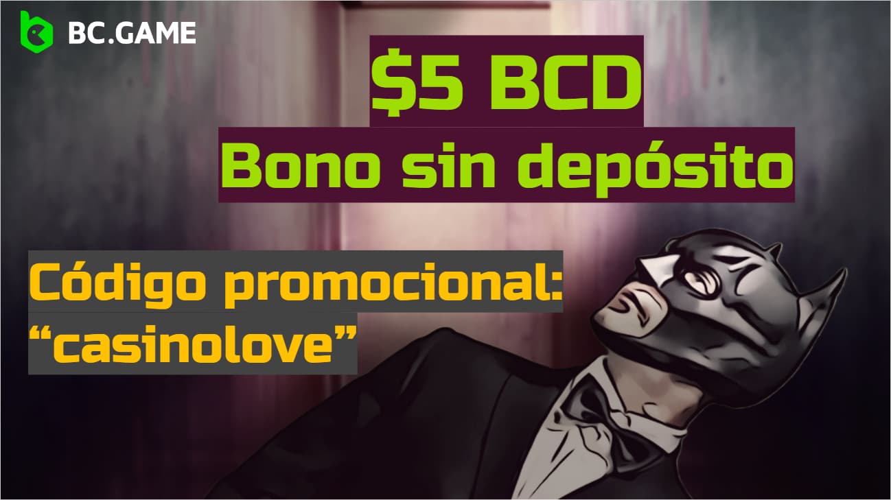 Use el código promocional CASINOLOVE en el casino BC.Game para obtener un bono sin depósito