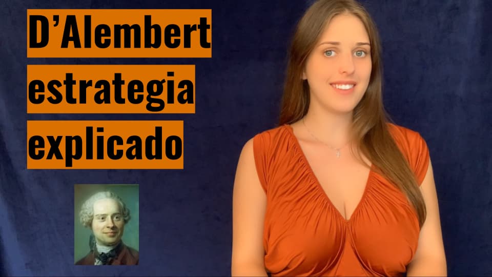 Estrategia de apuestas D'Alembert