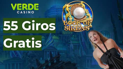 Verde Casino 55 giros gratis sin depósito bonus