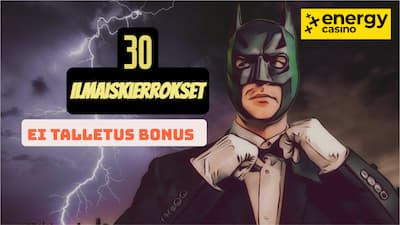 Energy Casino 30 ilmaiskierrosta ilman talletusbonusta