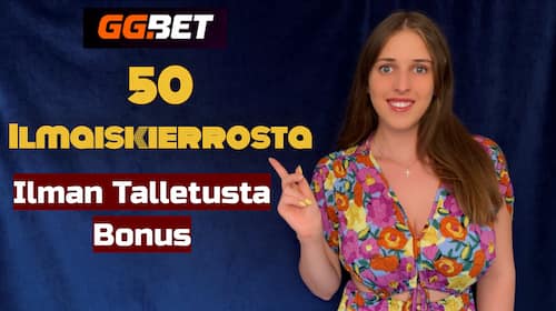 GG.Bet Kasino 50 ilmaiskierrosta ilman talletusta bonuskoodilla