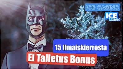 Ice Casino 15 ilmaiskierrosta ilman talletusbonusta