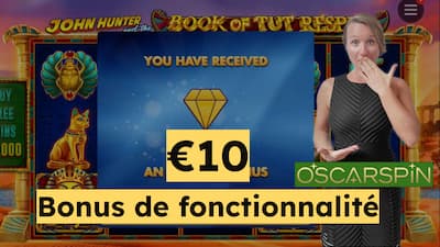 Obtenez un bonus de 10 € Bonus Buy au casino Oscarspin sans dépôt