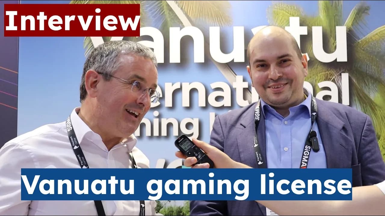 Interview with Miles Benham and Frank Schuengel about the Vanuatu casino license.