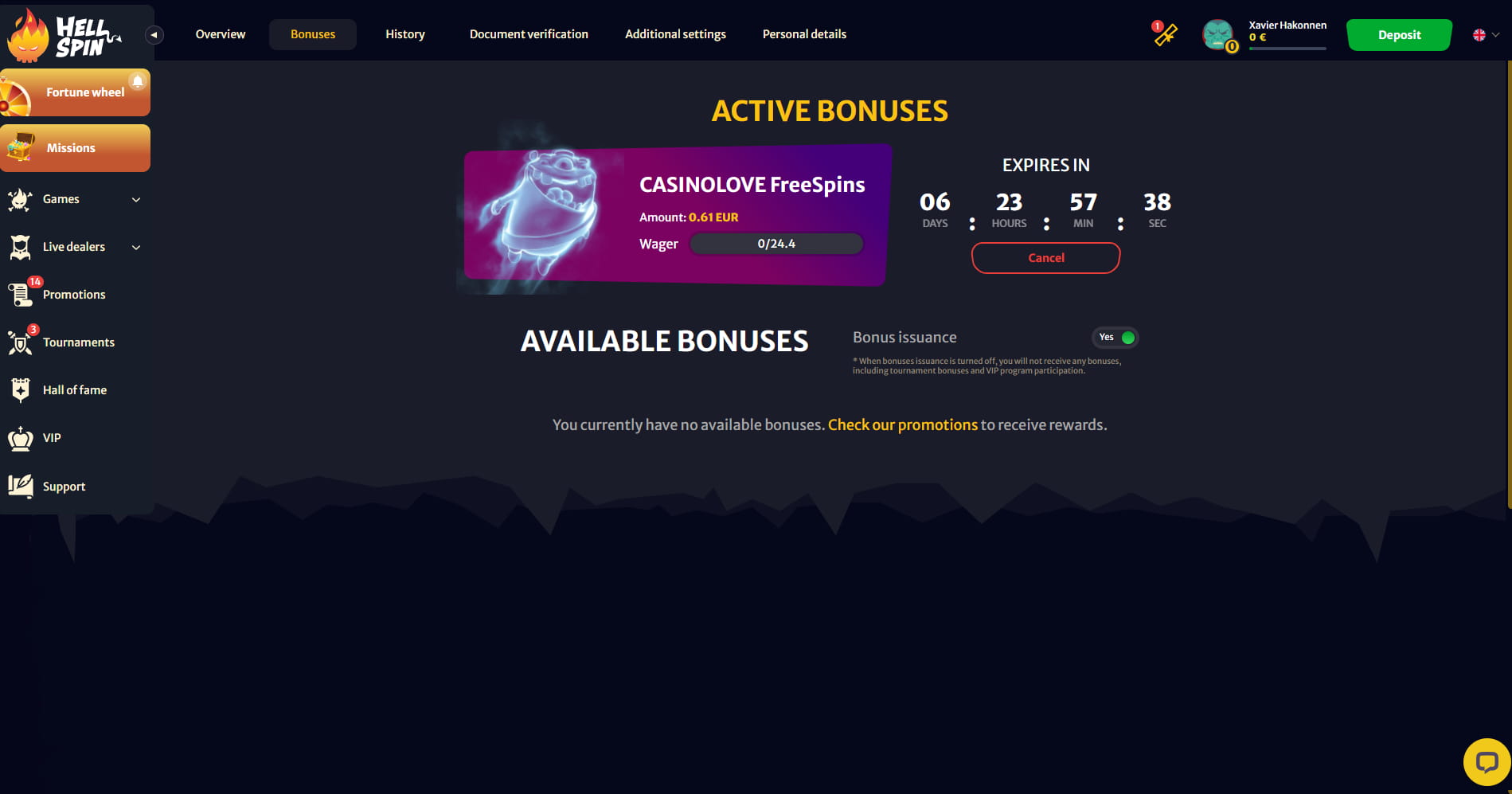 The wins from the free spins are awarded as a bonus which has wagering requirement. You can check the wagering requirement progression in the bonuses menu.