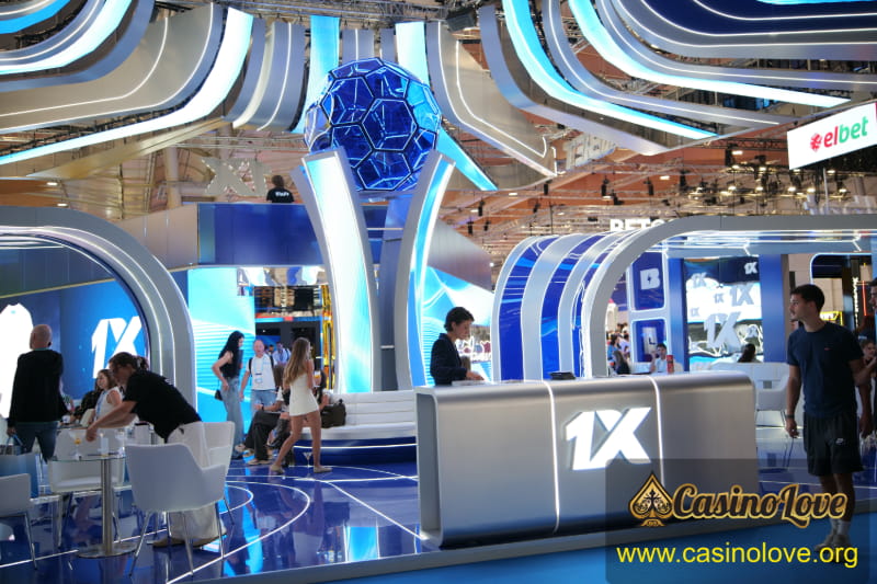 1X Booth at SBC Summit 2026 Lisbon