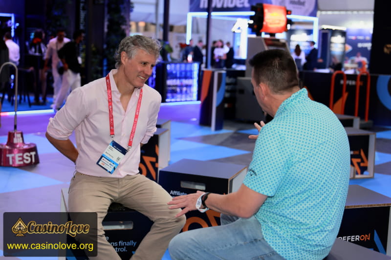 Stefan Hamann Sales at Axom Gaming at SBC Summit 2026 Lisbon