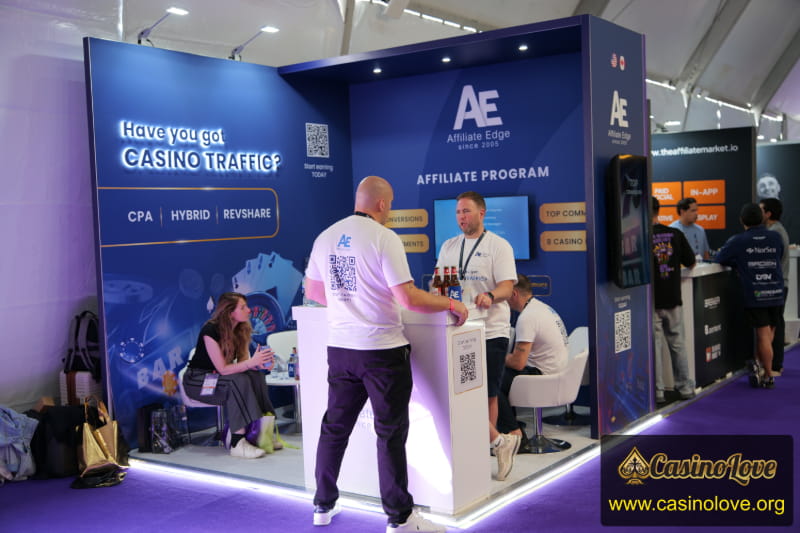 Affiliate Edge Booth at SBC Summit 2026 Lisbon
