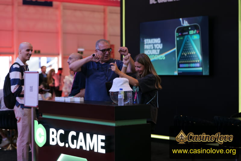 BC.GAME Booth at SBC Summit 2026 Lisbon photo 1