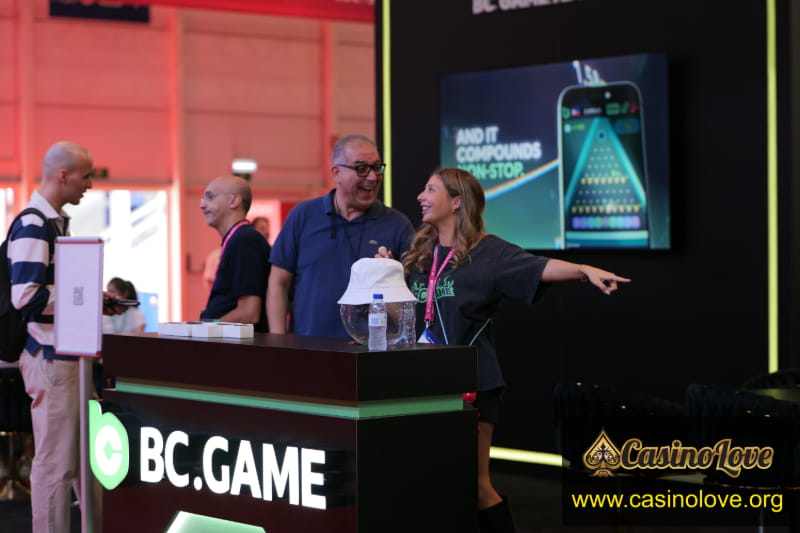 BC.GAME Booth at SBC Summit 2026 Lisbon photo 2