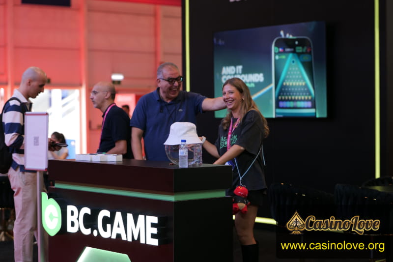 BC.GAME Booth at SBC Summit 2026 Lisbon photo 3