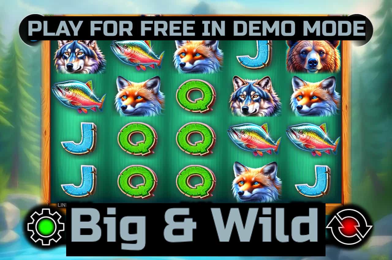 Big & Wild slot game by CT Interactive. Play for free in demo mode.