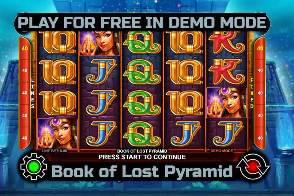 Book of Lost Pyramid slot game by CT Interactive. Play for free in demo mode.