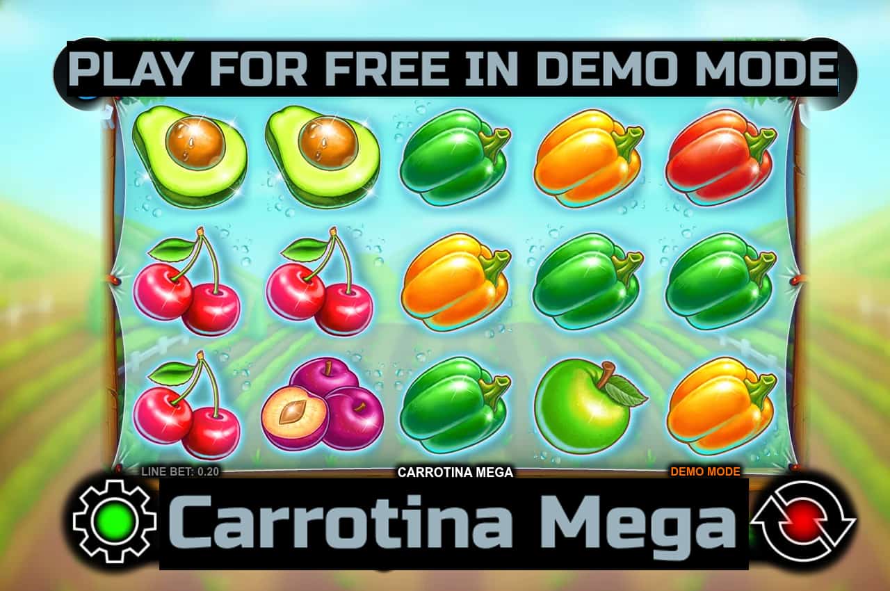 Carrotina Mega slot game by CT Interactive. Play for free in demo mode.