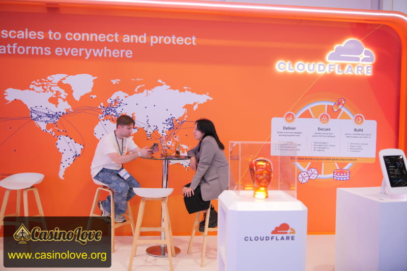 Cloudflare Booth at SBC Summit 2026 Lisbon photo 2