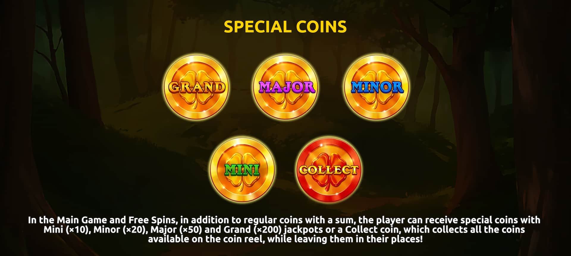 Special coins of the Coin Flynn slot game