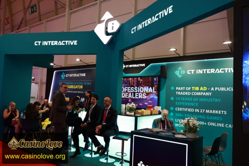 CT Interactive Booth at SBC Summit 2026 Lisbon photo 2