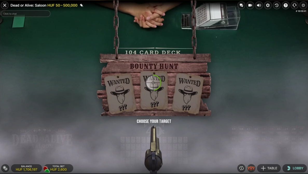 Dead or Alive: Saloon bounty hunt