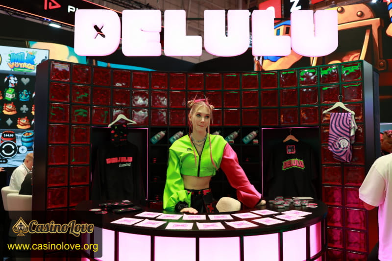 DELULU Booth at SBC Summit 2026 Lisbon