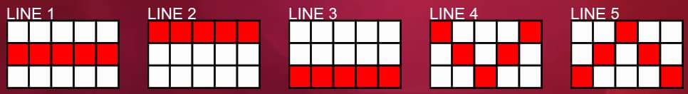 Paylines of the Eye of Might slot game