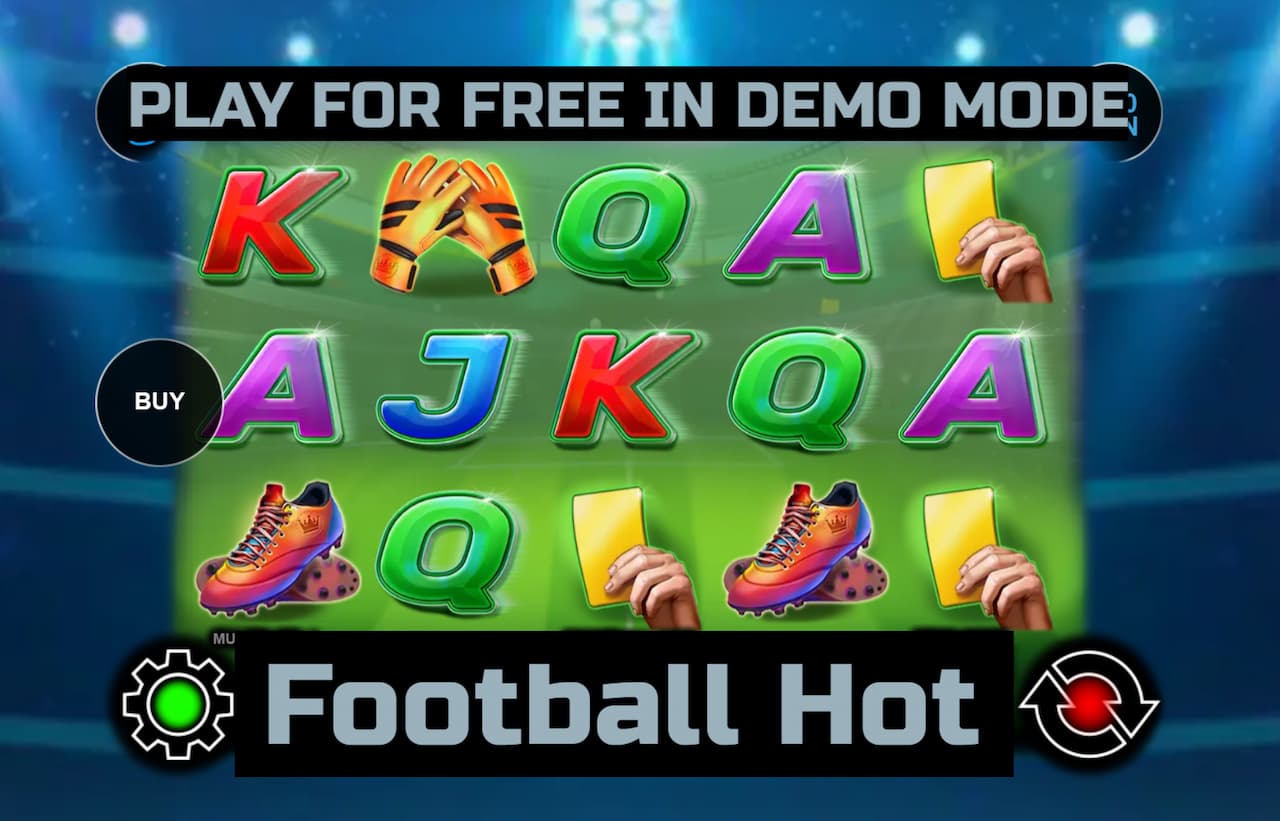 Football Hot slot game by CT Interactive. Play for free in demo mode.