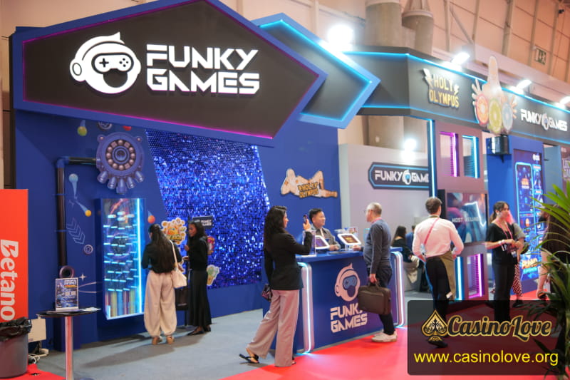 Funky Games Booth at SBC Summit 2026 Lisbon
