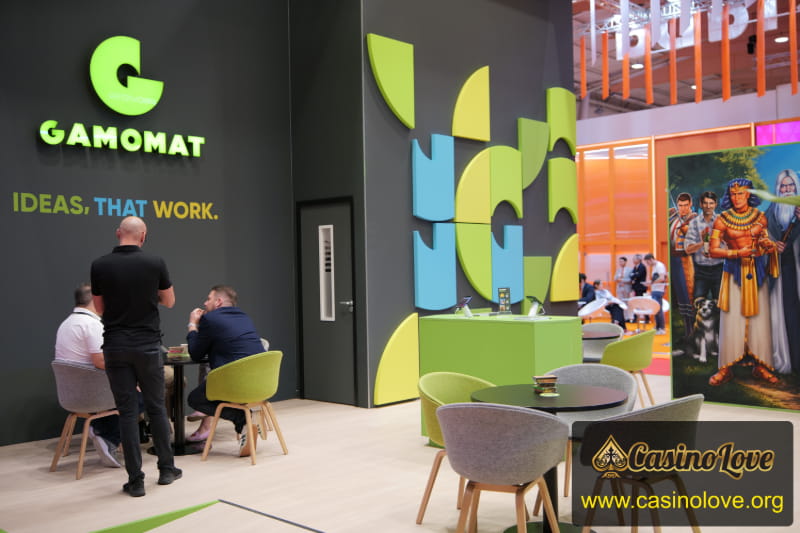 GAMOMAT Booth at SBC Summit 2026 Lisbon
