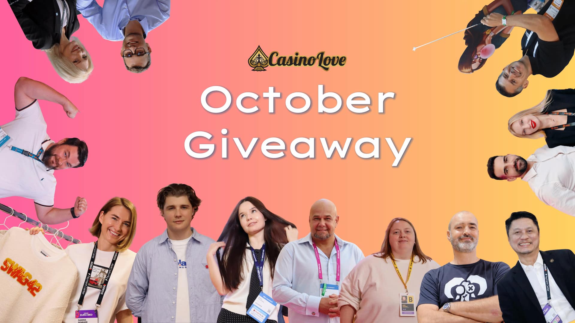 CasinoLove branded giveaway announcement video