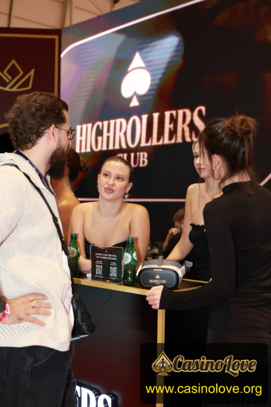 Highrollers Club Booth at SBC Summit 2026 Lisbon