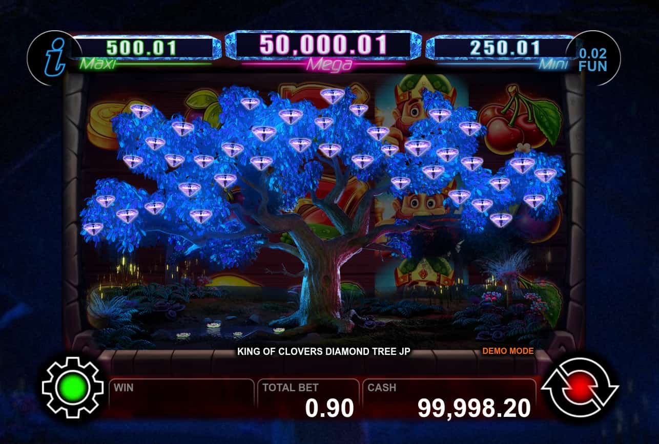 The Diamond Tree - King of Clovers Diamond Tree Jackpot slot game