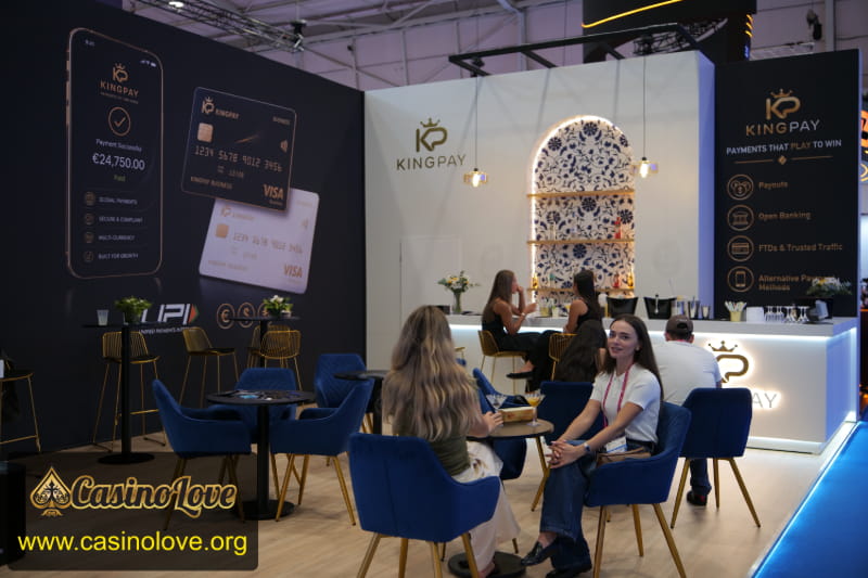 KingPay Booth at SBC Summit 2026 Lisbon