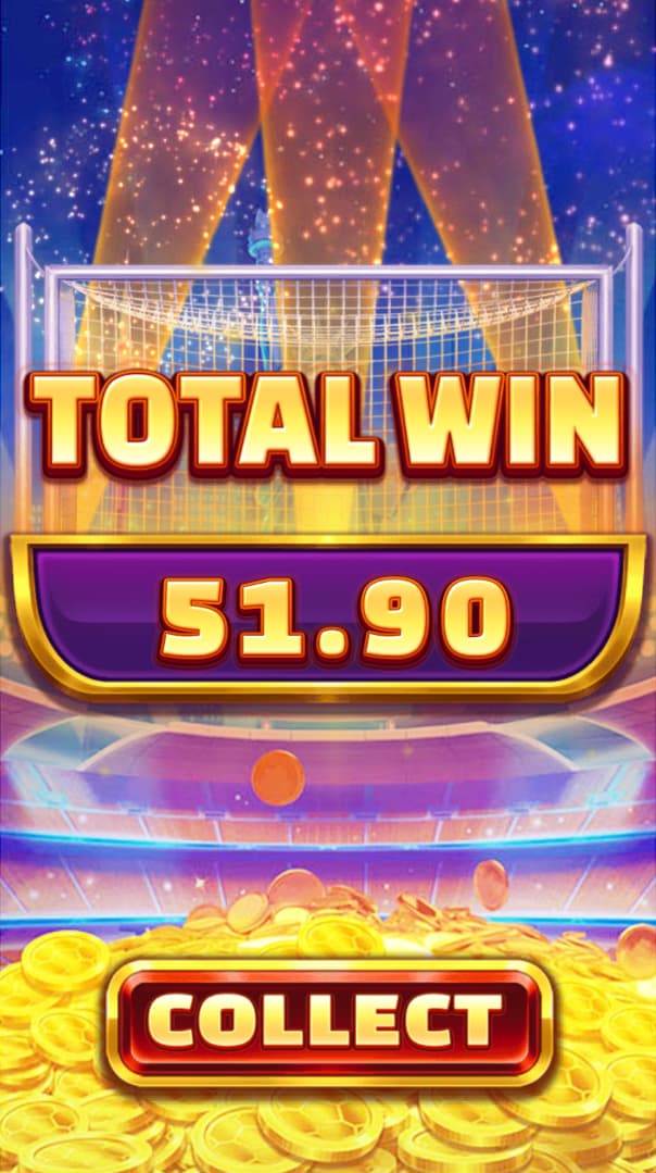 Bonus Game Win Screen - Kong The Striker slot game