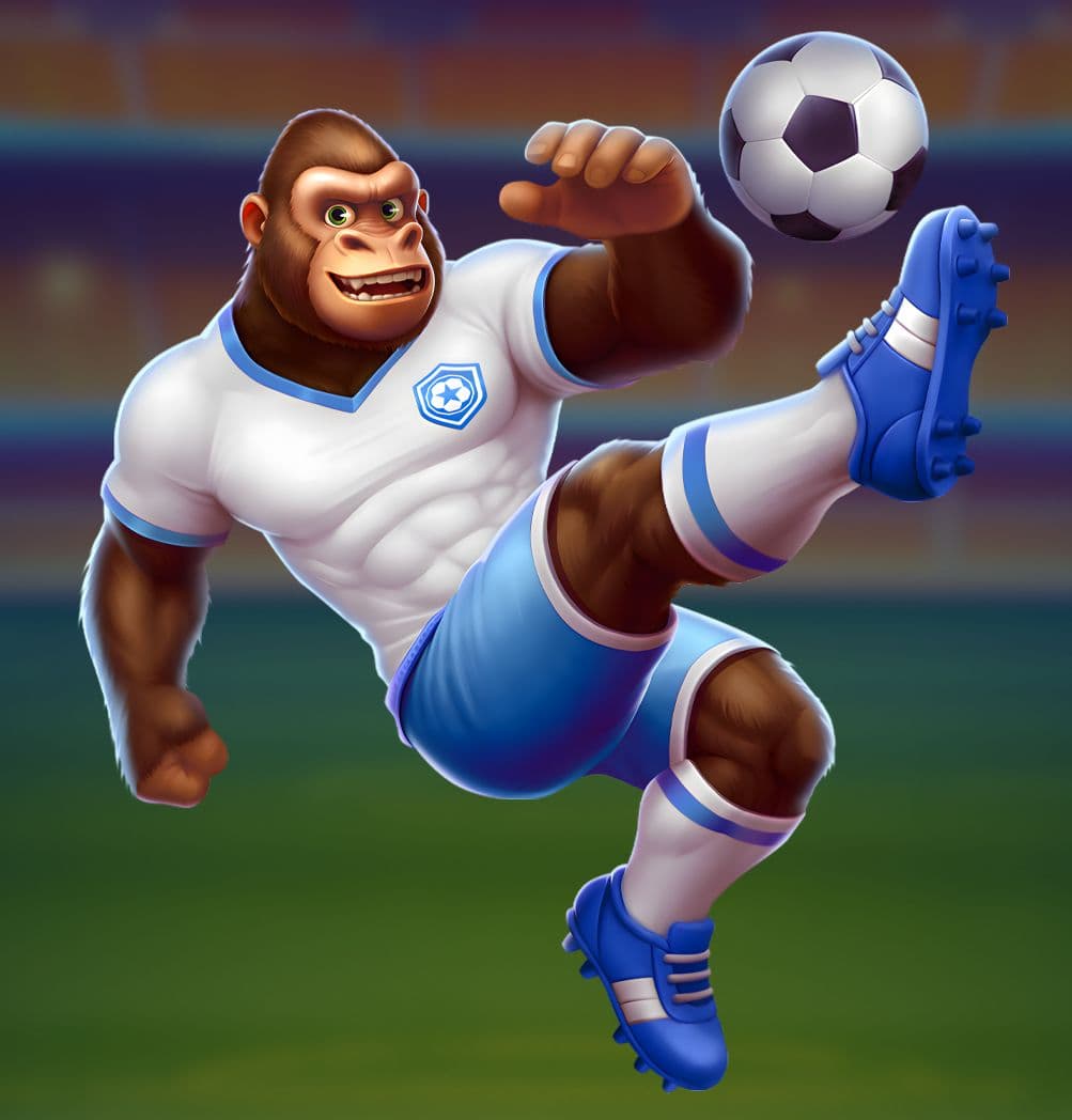 The Striker Known As Kong - Kong The Striker slot game