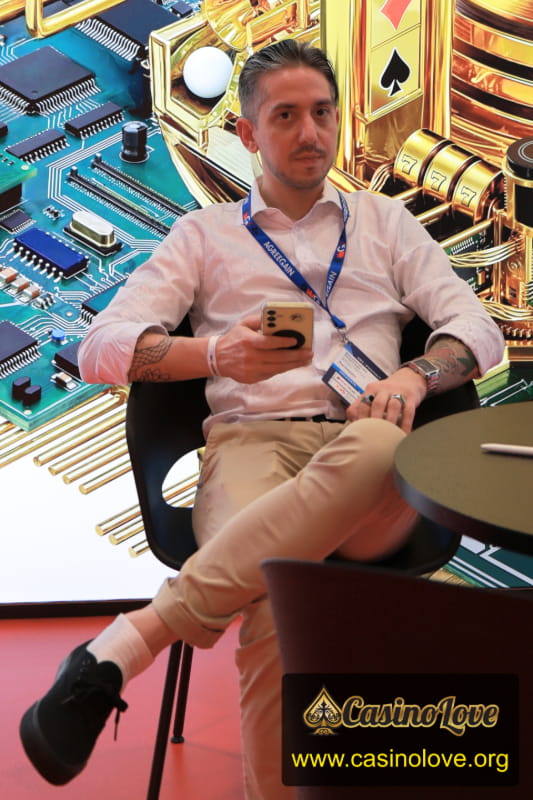 Konstantinos Salamvas Casino Integrations Manager at Agreegain at SBC Summit 2026 Lisbon photo 2