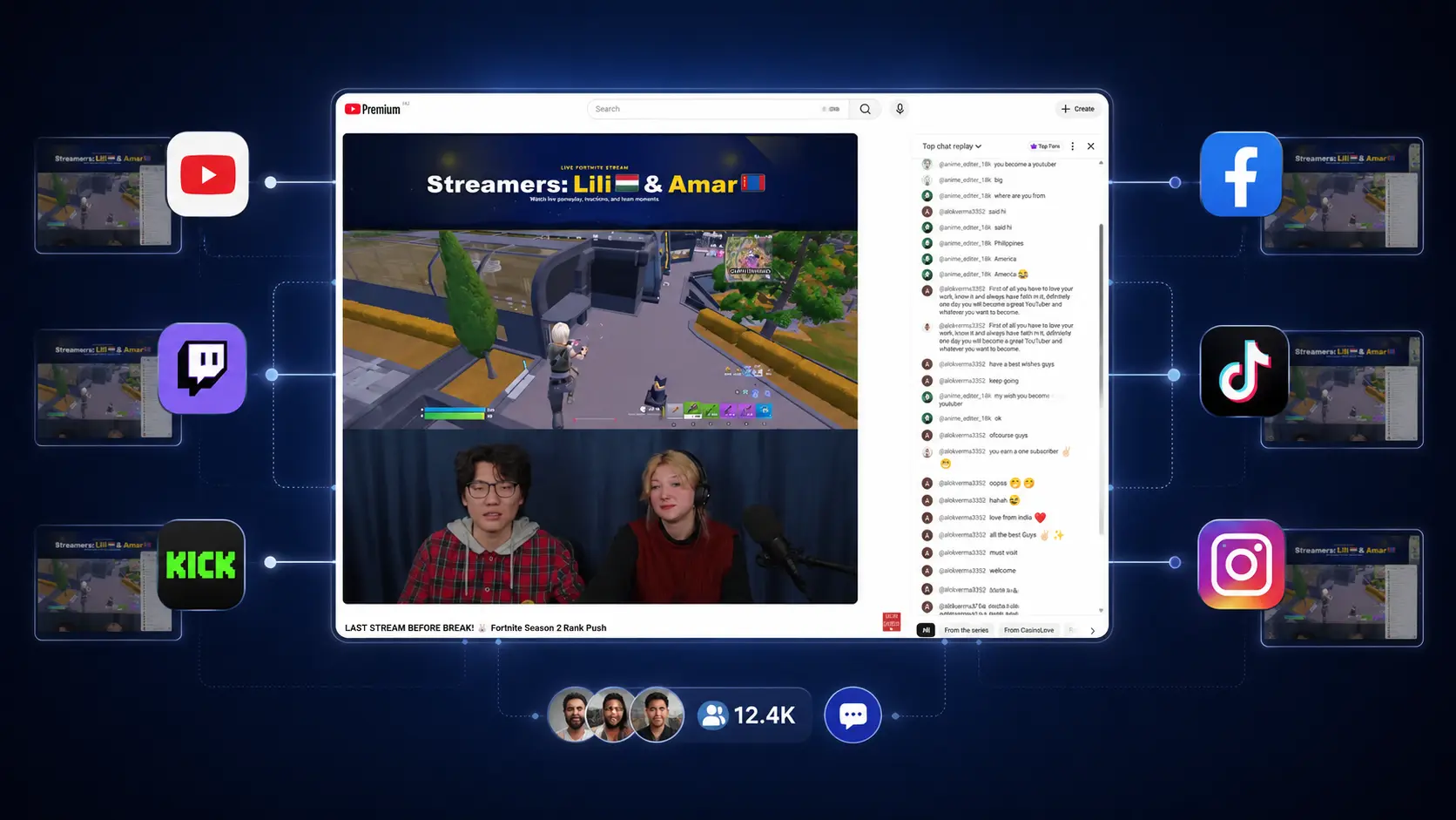 Livestream add-on