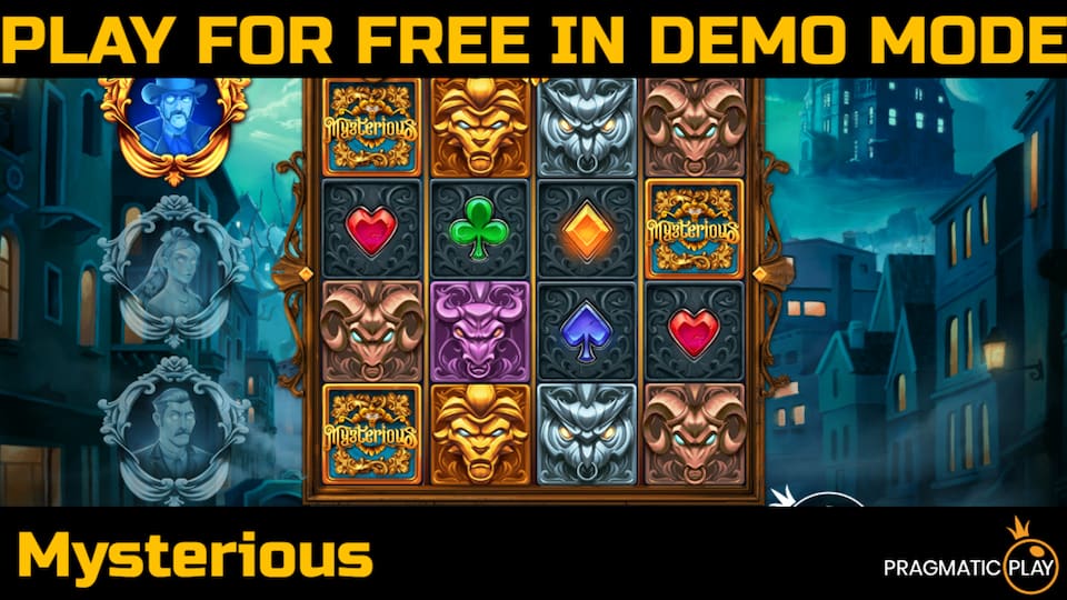 Mysterious slot game by Pragmatic Play. Play for free in demo mode.