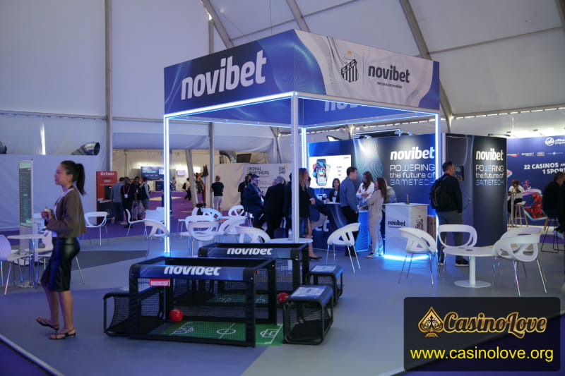Novibet Booth at SBC Summit 2026 Lisbon