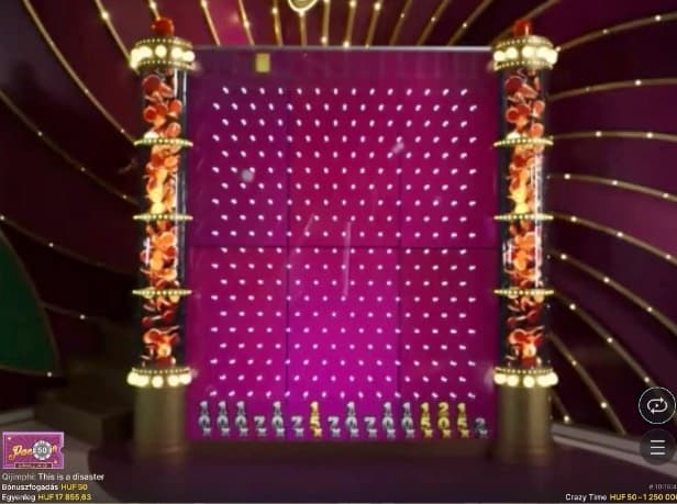 Pachinko bonus game in Crazy Time