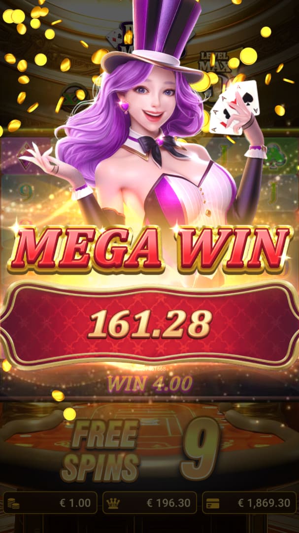 Mega Win Screen - Poker Maxways slot game