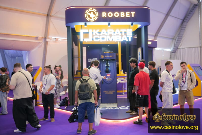 Roobet Booth at SBC Summit 2026 Lisbon