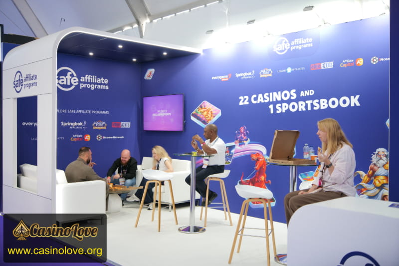 Safe Affiliate Programs Booth at SBC Summit 2026 Lisbon photo 1